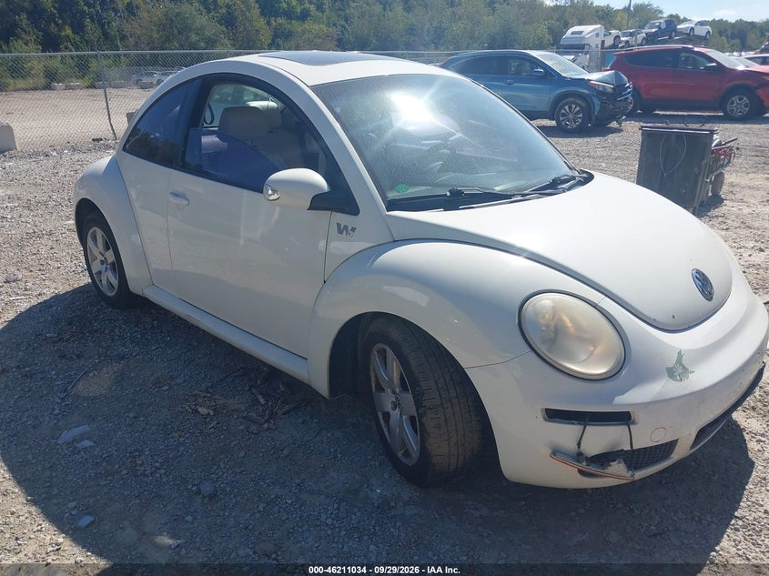 2008 VOLKSWAGEN NEW BEETLE COUPE BLACK TIE EDITION/TRIPLE WHITE