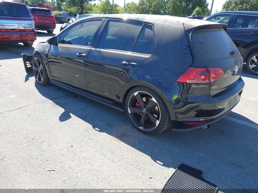 Vin: 3vw447au8hm014573, lot: 46710976, volkswagen golf gti autobahn 4-door/s 4-door/se 4-door/sport 4-door 20173
