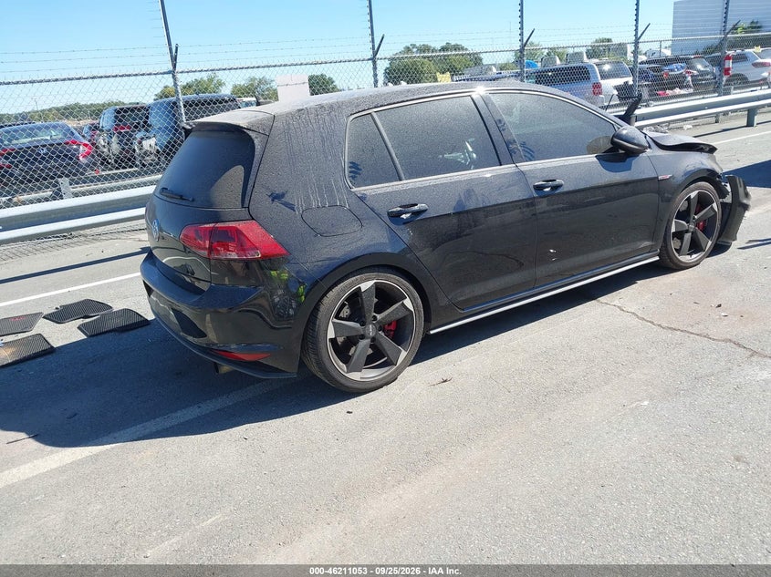 Vin: 3vw447au8hm014573, lot: 46710976, volkswagen golf gti autobahn 4-door/s 4-door/se 4-door/sport 4-door 20174
