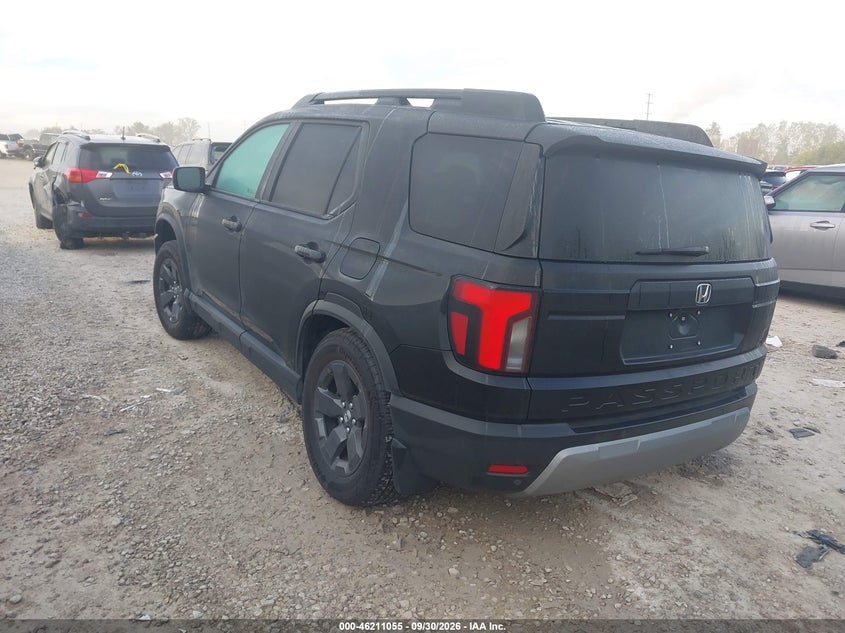 Vin: 5fnyf9h35tb001123, lot: 46710978, honda passport awd rtl/awd rtl blackout/awd rtl towing 20263