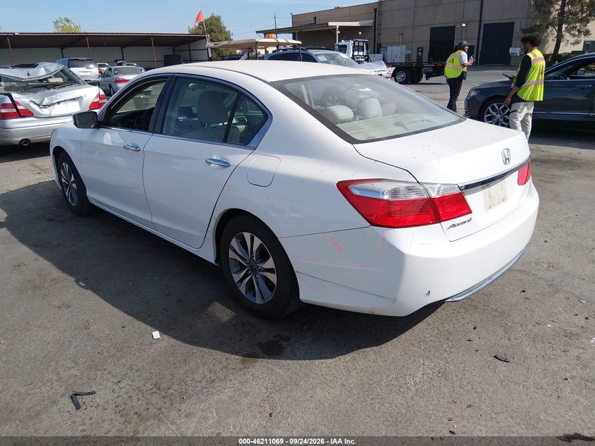 Vin: 1hgcr2f36fa205875, lot: 46710992, honda accord lx 20153