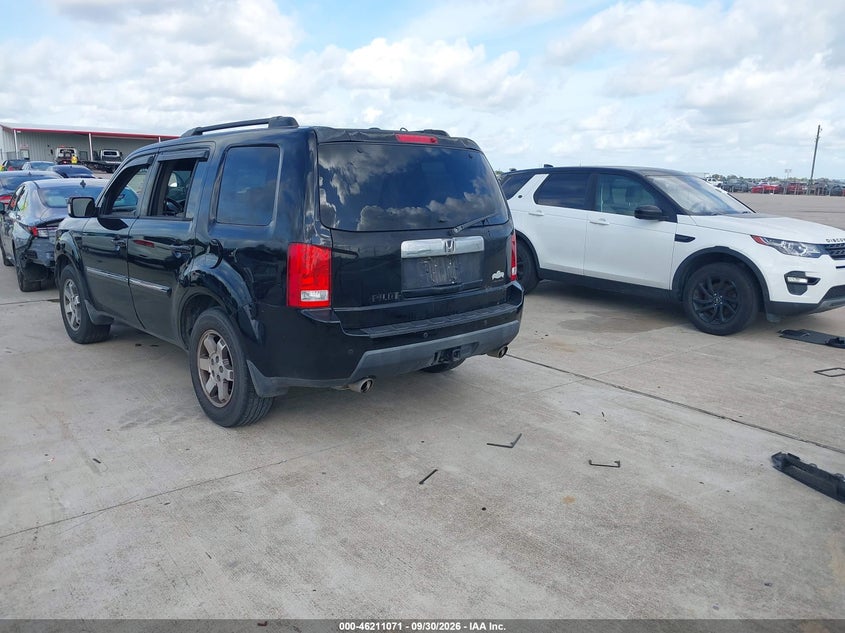 Vin: 5fnyf3h94bb044562, lot: 46710994, honda pilot touring 20113