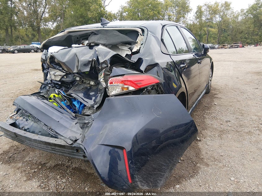 Vin: 5yfepmae7mp258398, lot: 46711020, toyota corolla le 20214