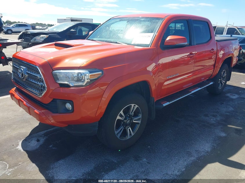 2017 Toyota Tacoma Trd Sport, Theft Recovery, IAAI, VIN 5TFCZ5ANXHX097043 — photo 2