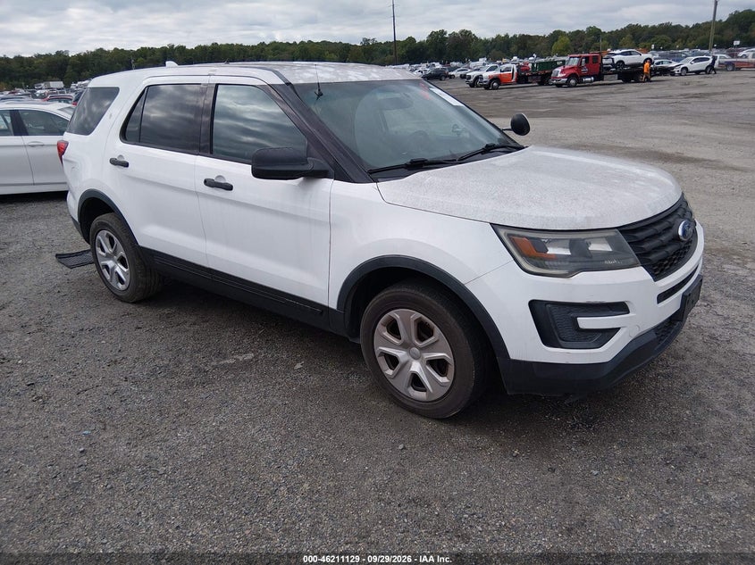Vin: 1fm5k8ar4hga63483, lot: 46711052, ford utility police interceptor 20171