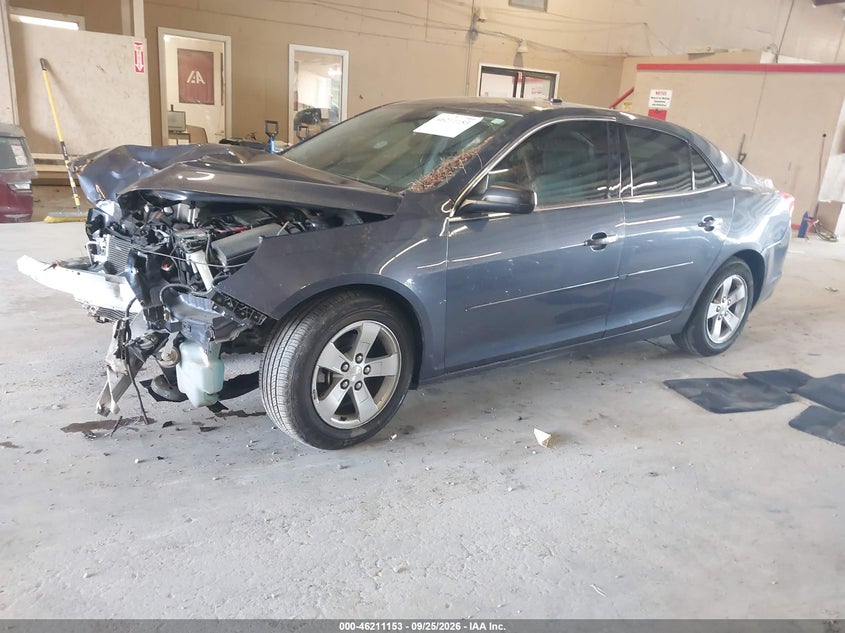 2014 Chevrolet Malibu, Пошкодження двигуна, IAAI, VIN 1G11B5SL9EF257108 — фото 2