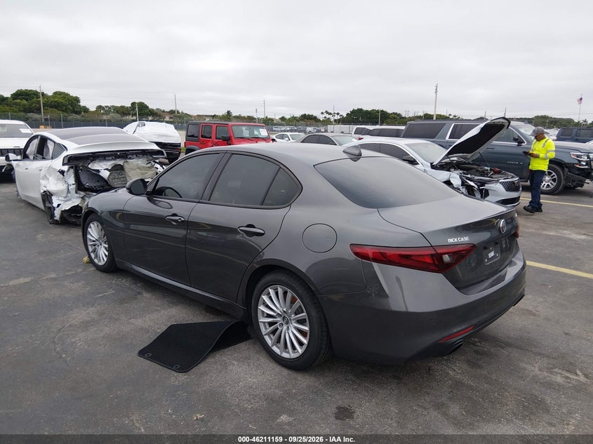 Vin: zarfaman4p7666584, lot: 46711082, alfa romeo giulia sprint rwd 20233