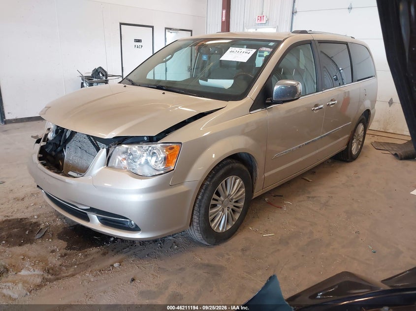 Vin: 2c4rc1gg1cr382718, lot: 46711117, chrysler town & country limited 20122