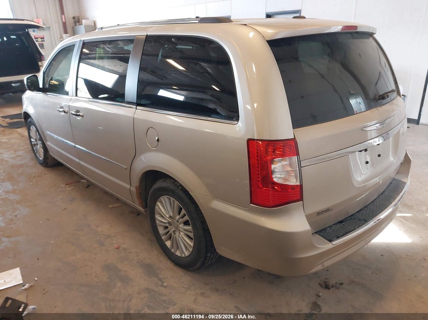 Vin: 2c4rc1gg1cr382718, lot: 46711117, chrysler town & country limited 20123