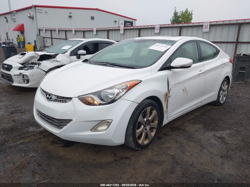 Vin: 5npdh4ae2ch104671, lot: 46711126, hyundai elantra limited 20122
