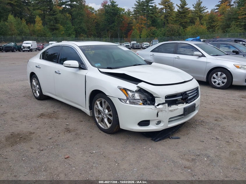 2014 Nissan Maxima 3.5 Sv, Front, IAAI, VIN 1N4AA5AP8EC439131