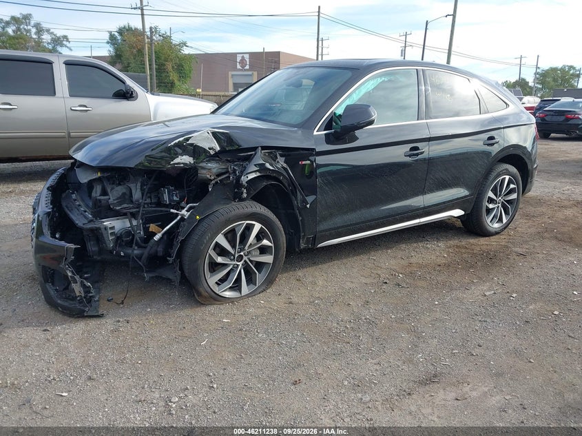 Vin: wa15aafyxr2152594, lot: 46711161, audi q5 sportback premium plus 45 tfsi s line quattro s tronic 20242