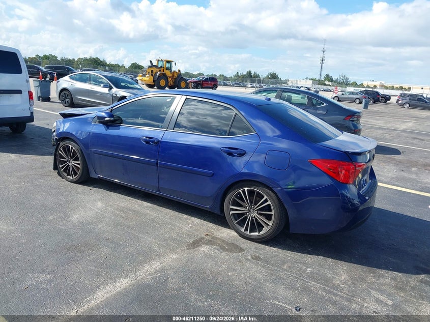 Vin: 2t1burhe1hc857818, lot: 46711173, toyota corolla se 20173