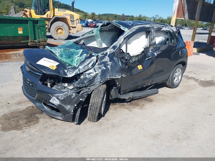 2019 Chevrolet Trax, Перекидання, IAAI, VIN 3GNCJKSB2KL327503 — фото 2