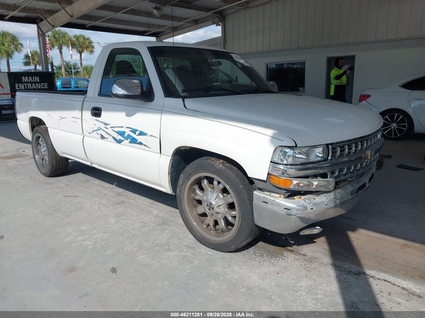 2000 Chevrolet Silverado 1500, Перёд, IAAI, VIN 1GCEC14T0YE338178