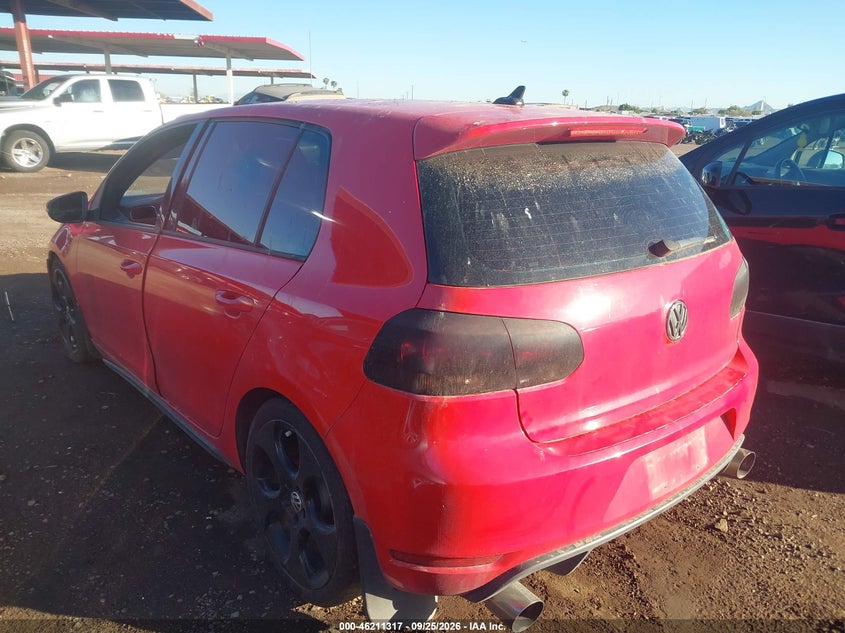 Vin: wvwhd7aj8cw131248, lot: 46711240, volkswagen gti 4-door 20123