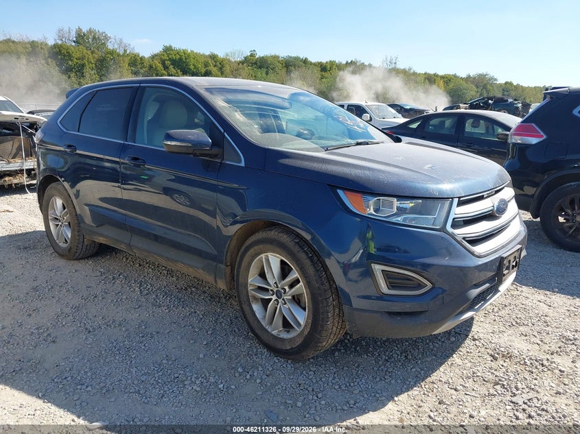 Vin: 2fmpk3j99hbc10593, lot: 46711249, ford edge sel 20171