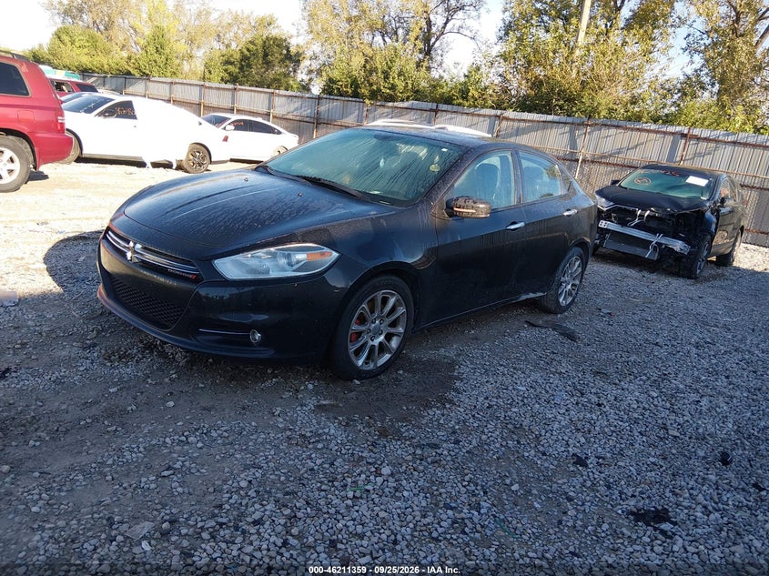 Vin: 1c3cdfch9dd231648, lot: 46711282, dodge dart limited 20132
