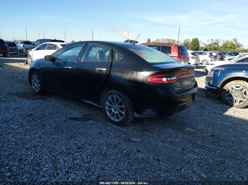 Vin: 1c3cdfch9dd231648, lot: 46711282, dodge dart limited 20133