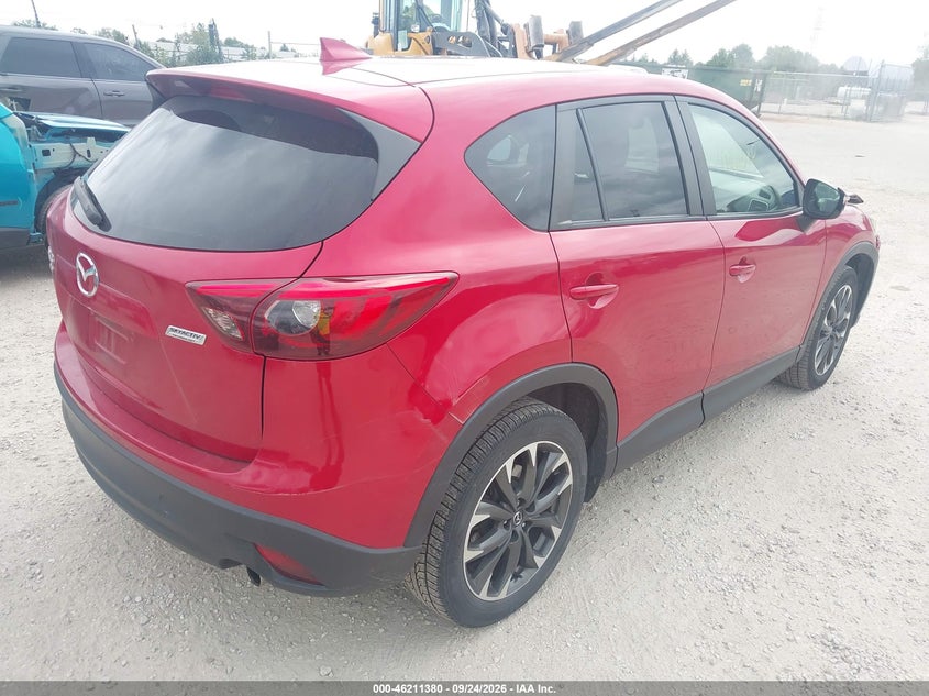 Vin: jm3ke4dy4g0828538, lot: 46711303, mazda cx-5 grand touring 20164