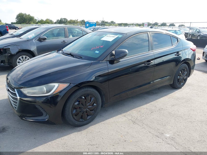 Vin: kmhd74lf6hu215533, lot: 46711312, hyundai elantra se 20172
