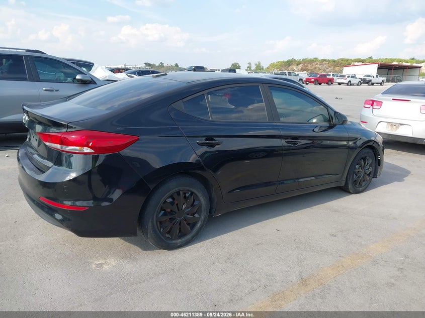 Vin: kmhd74lf6hu215533, lot: 46711312, hyundai elantra se 20174