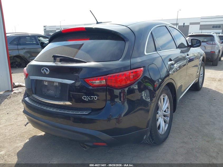 Vin: jn8cs1mu3hm140093, lot: 46711324, infiniti qx70 20174