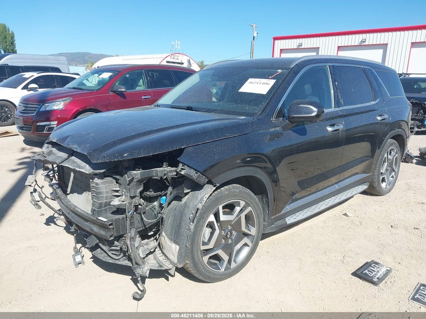 Vin: km8r5dge3pu489218, lot: 46711329, hyundai palisade limited 20232