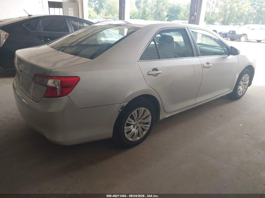 Vin: 4t4bf1fk3cr265886, lot: 46711377, toyota camry le 20124