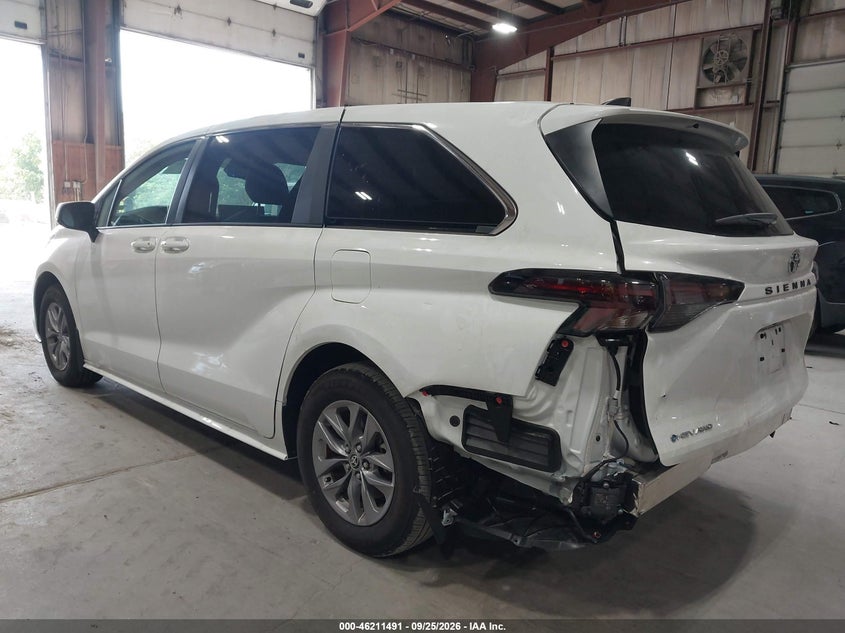 Vin: 5tdkskfc5ts248309, lot: 46711414, toyota sienna le 20263