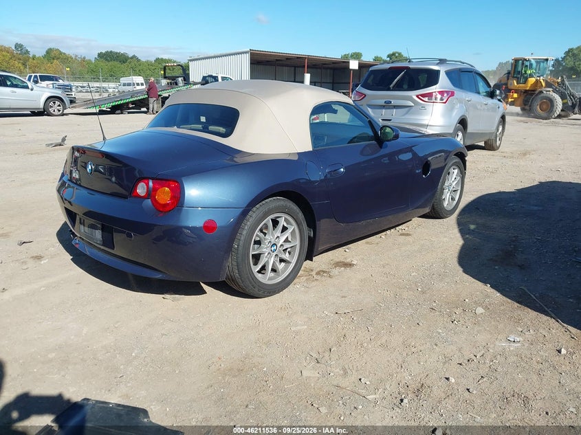 BMW Z4 2003 VIN 4USBT33413LS46858
