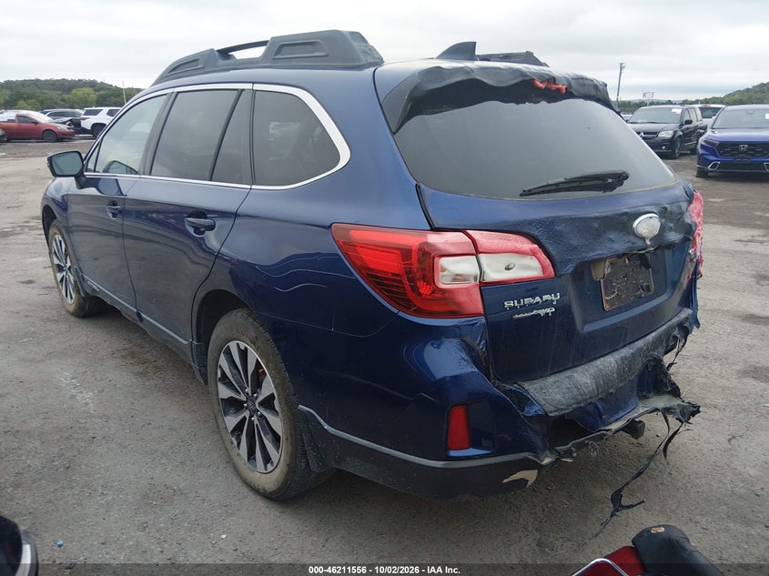 Vin: 4s4bsalc9g3228873, lot: 46711479, subaru outback 2.5i limited 20163