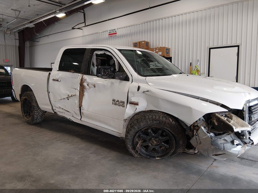 Vin: 1c6rr7tt8js168395, lot: 46711489, ram 1500 big horn  4x4 6'4 box 2018 img_1