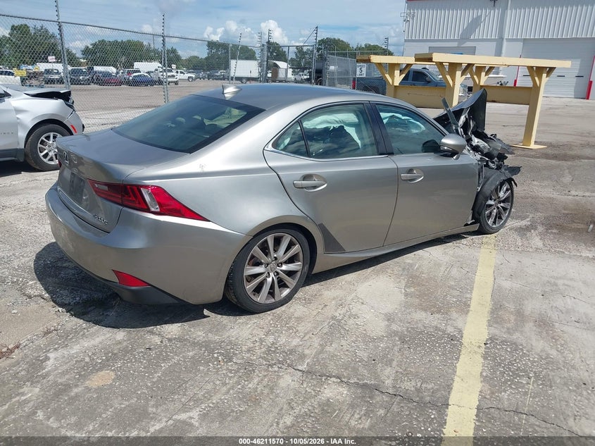 LEXUS IS 200T 2016 VIN JTHBA1D22G5010726