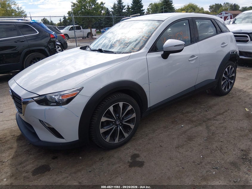 Vin: jm1dkfc79k0405364, lot: 46711515, mazda cx-3 touring 20192