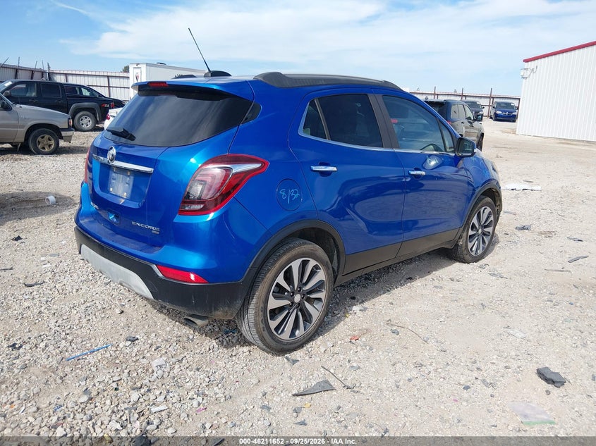 Vin: kl4cjgsb6jb537554, lot: 46711574, buick encore essence 20184