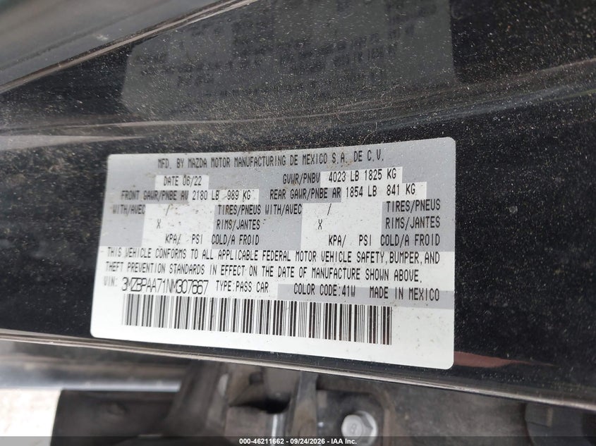 2022 MAZDA MAZDA3 2.0 · Фото 9