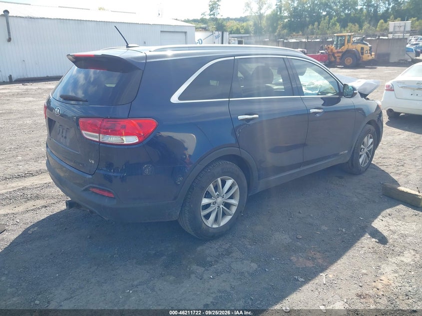 Vin: 5xypgda54jg391161, lot: 46711645, kia sorento 3.3l lx 20184