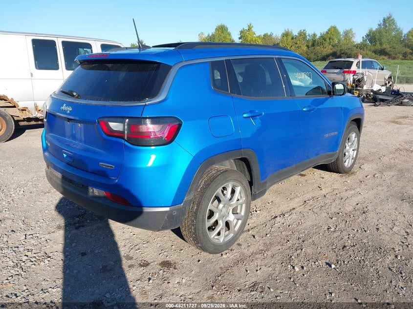 Vin: 3c4njdfnxrt112009, lot: 46711650, jeep compass latitude lux fwd 20244