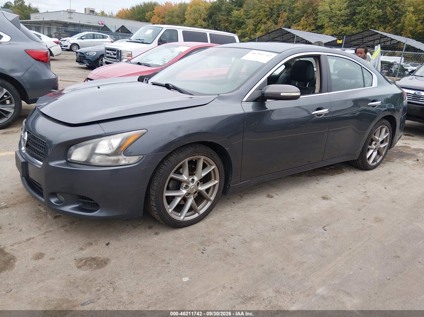 Vin: 1n4aa5ap1bc848163, lot: 46711665, nissan maxima 3.5 sv 20112