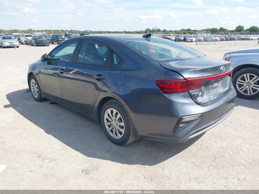 Vin: 3kpf24ad4le228544, lot: 46711680, kia forte fe 20203
