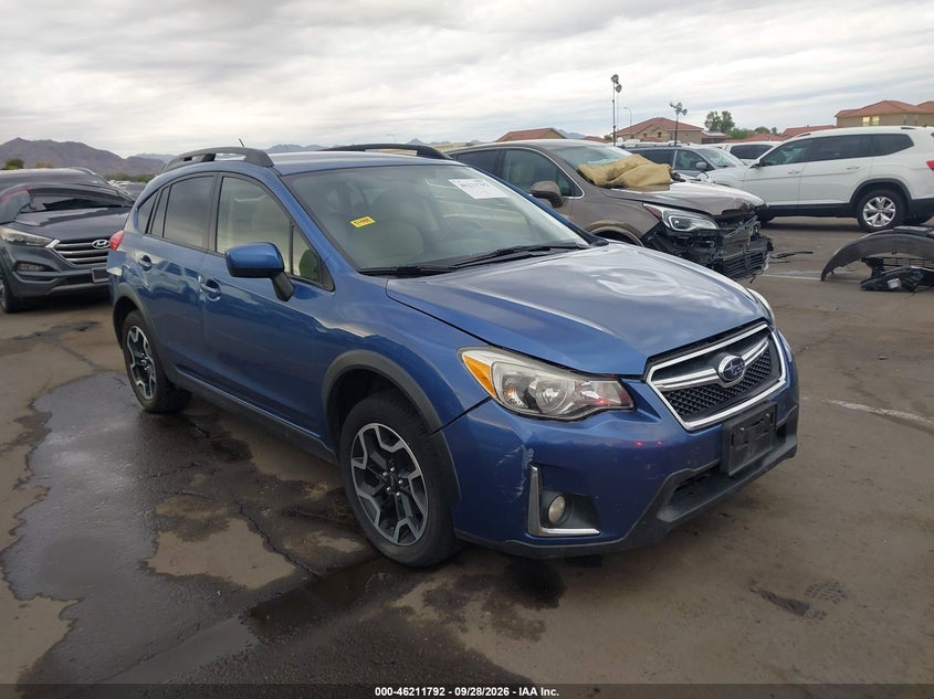 Vin: jf2gpabc0g9245685, lot: 46711715, subaru crosstrek 2.0i premium 20161