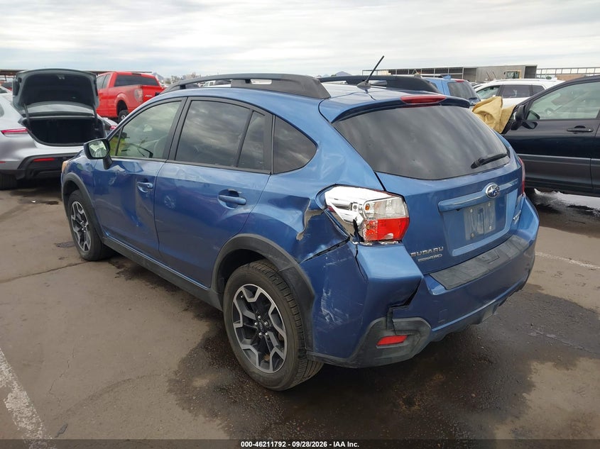 Vin: jf2gpabc0g9245685, lot: 46711715, subaru crosstrek 2.0i premium 20163