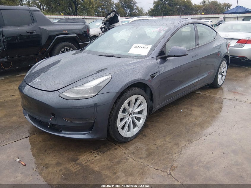 Vin: 5yj3e1ea3pf510893, lot: 46711726, tesla model 3 rear-wheel drive 20232