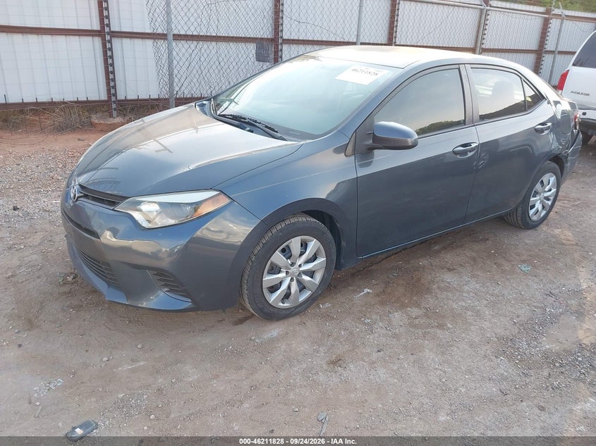 Vin: 5yfburhe1gp551197, lot: 46711751, toyota corolla le 20162