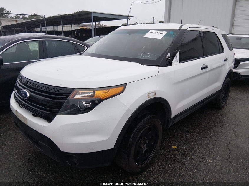2014 Ford Utility Police Interceptor, Рама, IAAI, VIN 1FM5K8AR3EGC60625 — фото 2