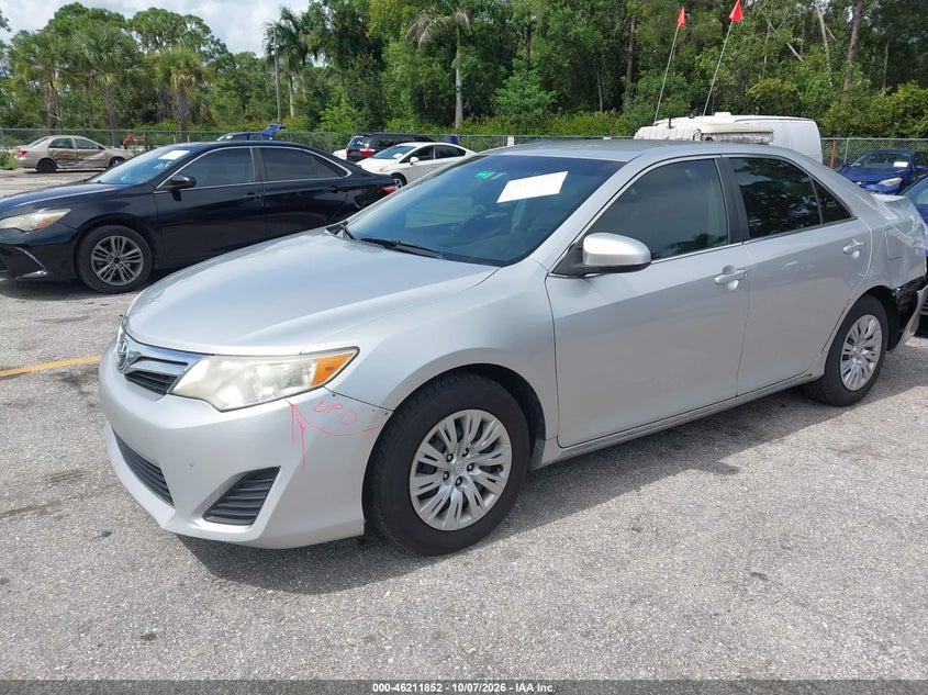 Vin: 4t1bf1fk5cu190635, lot: 46711775, toyota camry le 20122