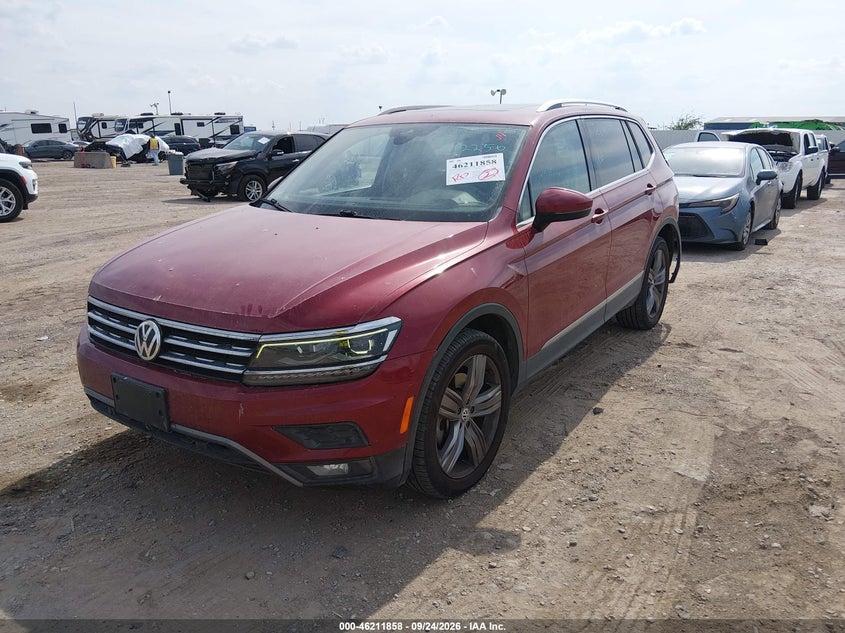 Vin: 3vv4b7ax9jm201802, lot: 46711781, volkswagen tiguan 2.0t sel premium 20182
