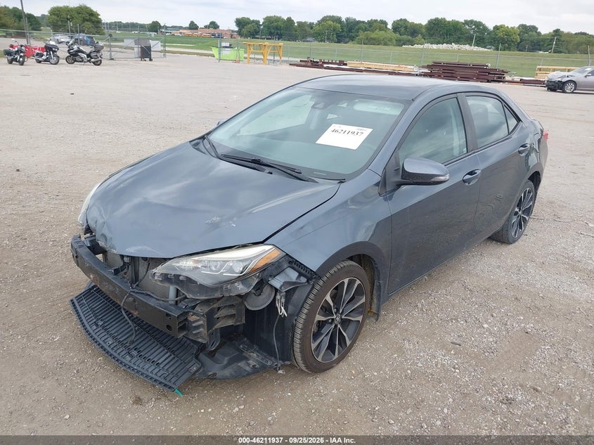 2017 Toyota Corolla, Удар спереду, IAAI, VIN 2T1BURHE1HC946952 — фото 2