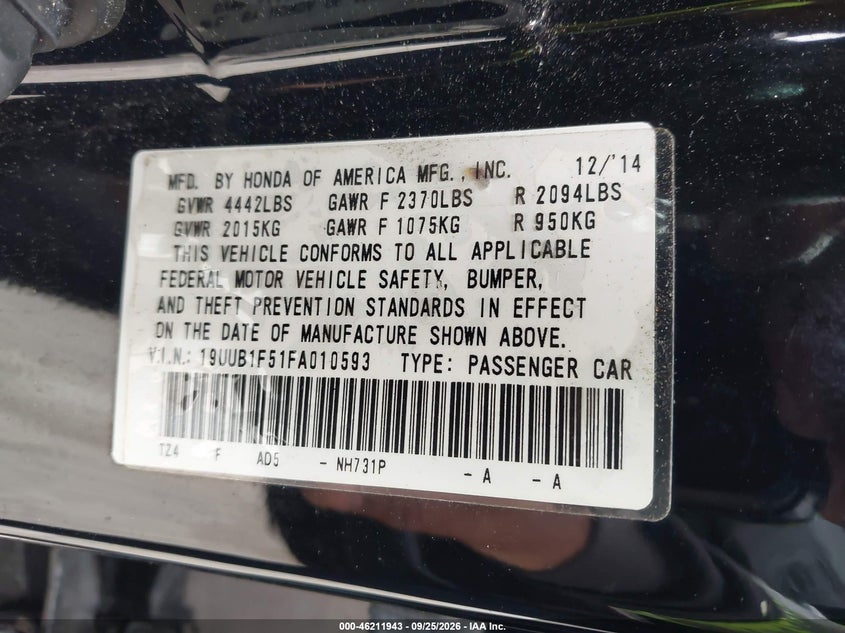 2015 ACURA TLX TECH · Фото 9